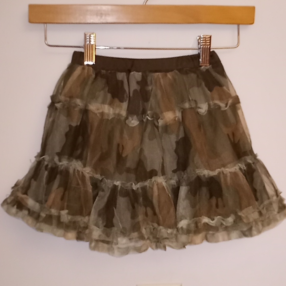 Girl's Camo Tutu Skirt Sz. 4T
